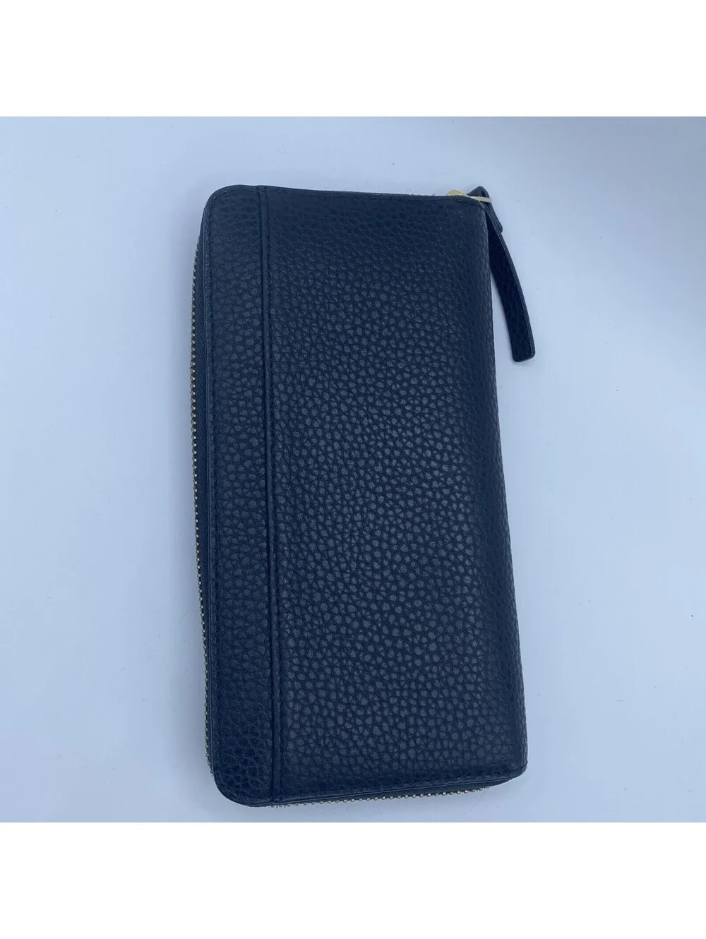Kate Spade Neda Bridge Place Black Pebble Leather Wallet Multi Pockets
